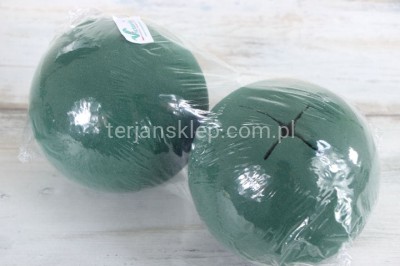 Kula z gąbki do kwiatów żywych fi 12 cm (2 szt) 1122