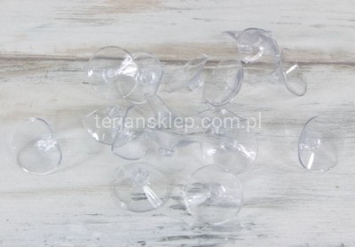 Przyssawki fi 4 cm (10 szt) crystal