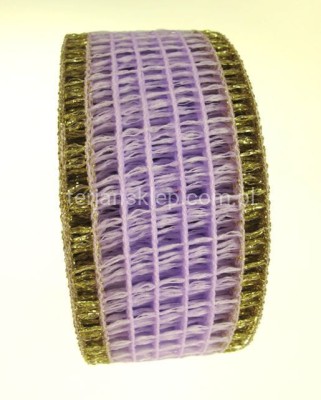 Taśma siatkowa 5cm z/z j.fiolet