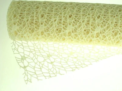 Siatka koronkowa o szer. 50 cm cream