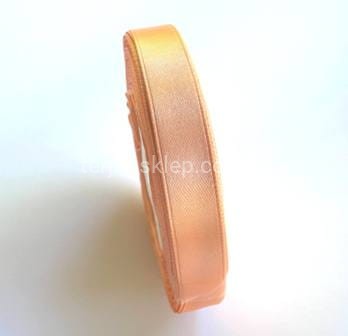 Taśma satynowa 12mm x 32 mb lt salmon